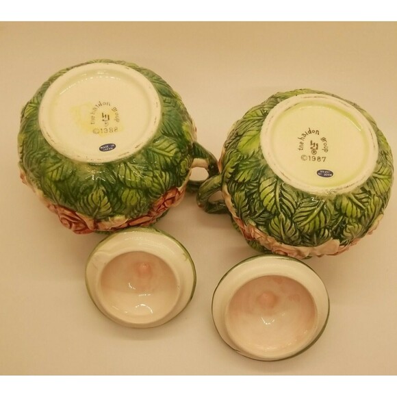 The Haldon Group "ROSE" Sugar & Creamer Set 1987 - Picture 6 of 10